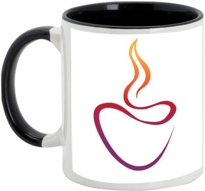 

AllUPrints Gifts For Deepawali - Happy Diwali Lights Design 17 Ceramic Mug(325 ml), Black