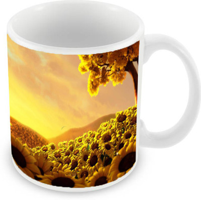 

Sleep Nature's SN-MG-517 Ceramic Mug(350 ml), Yellow