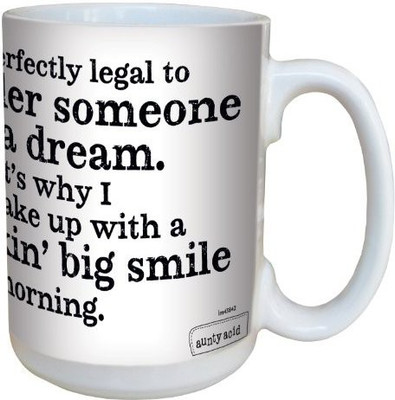 

Tree-Free Greetings Greetings lm43842 Hilarious Aunty Acid Murder by The Backland Studio Ceramic, 15-Ounce Ceramic Mug(60 ml), Multicolor