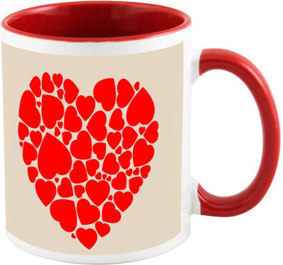 

AllUPrints Love You Always And Forever Red Ceramic Mug(325 ml)