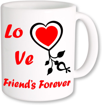

PhotogiftsIndia Friends Forever 002 Coffee Ceramic Mug(350 ml), Multicolor