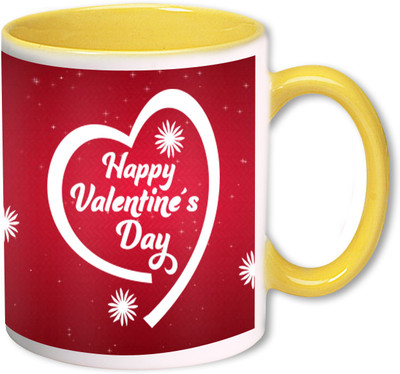 

Heyworlds happy valentine day gifts 0033 Ceramic Mug(325 ml), Multicolor