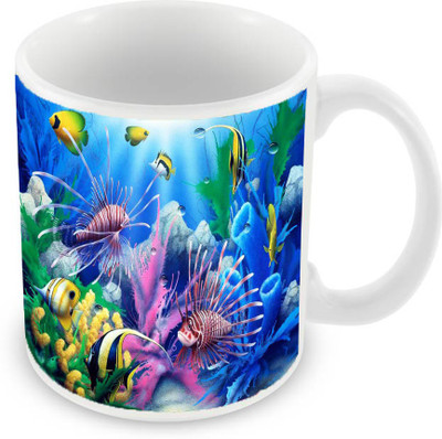 

Sleep Nature's SN-MG-965 Ceramic Mug(350 ml), Multicolor