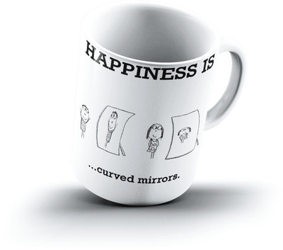 

Ucard Happiness Is1609 Bone China, Ceramic, Porcelain Mug(325 ml)