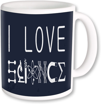 

PhotogiftsIndia I Love Science 02 Ceramic Mug(325 ml)