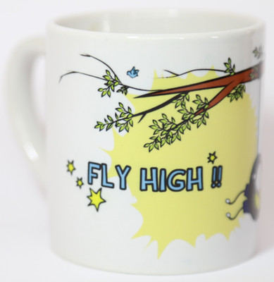 

Blitzen 6oz-FHBW Ceramic Mug(175 ml), White