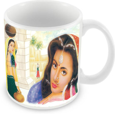 

Sleep Nature's SN-MG-317 Ceramic Mug(350 ml), Multicolor