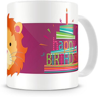 Print Haat Happy Birthday Kids Ceramic Mug(325 ml)