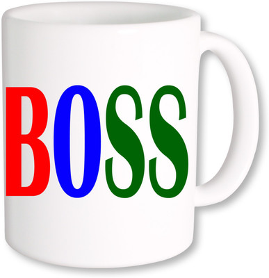 

PhotogiftsIndia Best Gift For Boss 006 Ceramic Mug(350 ml), Multicolor