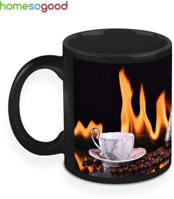 33% OFF on Homesogood Coffee On Fire Coffee Ceramic Mug(280 ml)