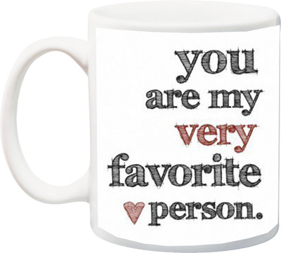 

ME&YOU Gifts For Him/ Her/ Girl Friend Ceramic Mug(325 ml), Multicolor
