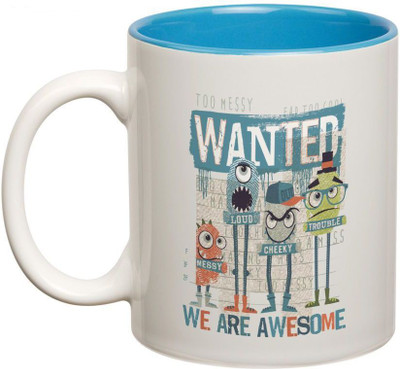 

Prithish We Are Awesome Double Color Ceramic Mug(330 ml), Multicolor