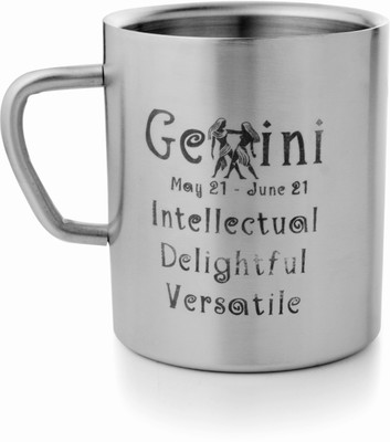 5% OFF on MOSAIC Zodiac - Gemini Stainless Steel Coffee Mug(300 ml) 5% OFF on MOSAIC Zodiac - Gemini Stainless Steel Coffee Mug(300 ml)