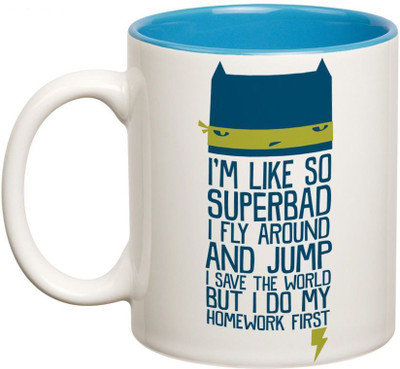

Prithish Do My Homework First Double Color Ceramic Mug(330 ml), Multicolor