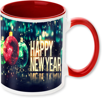 

Heyworlds new year gifts 014 Ceramic Mug(325 ml), Multicolor