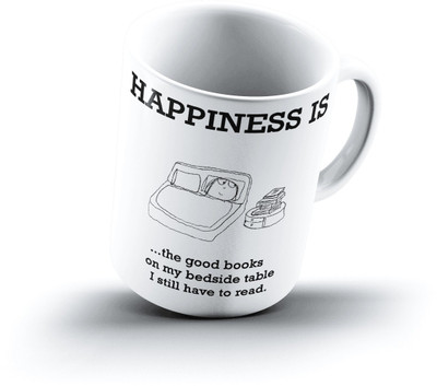 

Ucard Happiness Is1215 Bone China, Ceramic, Porcelain Mug(325 ml)
