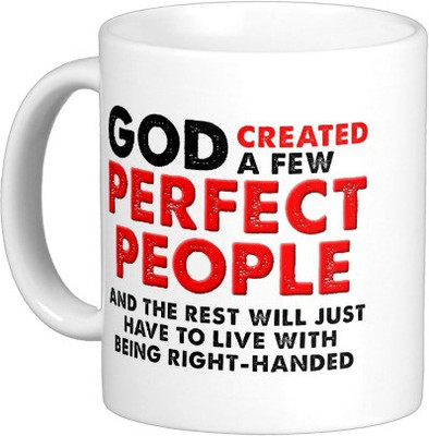 

Exoctic Silver MUG08 Ceramic Mug(350 ml), White
