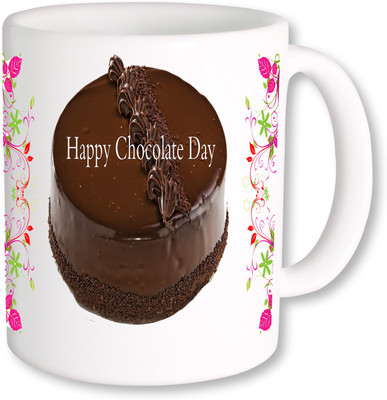 

PhotogiftsIndia Happy Chocolate Day 01 Ceramic Mug(325 ml), Multicolor