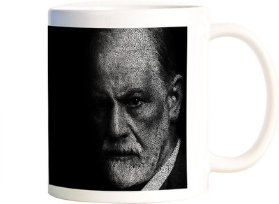 

Rangeele Inkers Sigmund freud quotes Ceramic Mug(300 ml), Multicolor