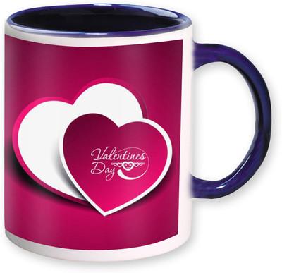 

Heyworlds happy valentine day gifts 0068 Ceramic Mug(325 ml), Multicolor