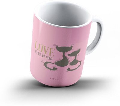 

Ucard Valentines Day Love603 Bone China, Ceramic, Porcelain Mug(325 ml)