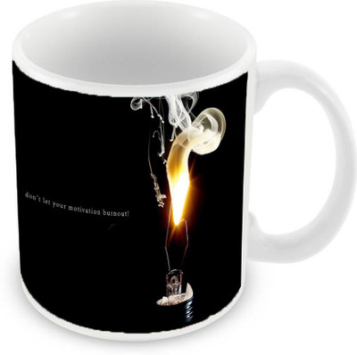 

Sleep Nature's SN-MG-489 Ceramic Mug(350 ml), Black