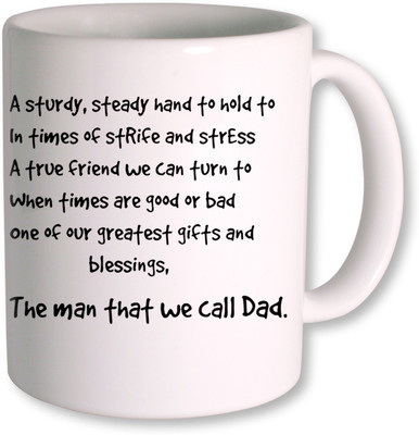 

PhotogiftsIndia Happy Fathers Day 128 Ceramic Mug(350 ml), White