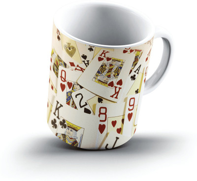 

Ucard Cards Design1036 Bone China, Ceramic, Porcelain Mug(325 ml), Multicolor