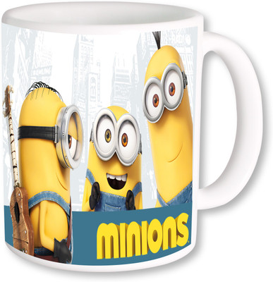

PhotogiftsIndia minions friends Ceramic Mug(325 ml), Multicolor