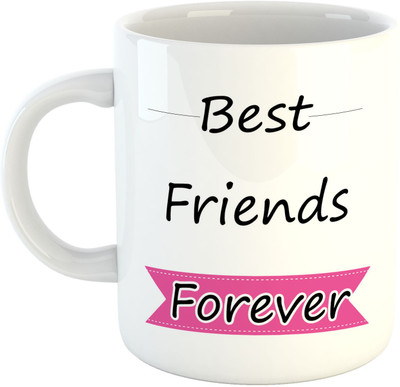 

Deeher Gifts Best Friends Forever 3 Ceramic Mug(330 ml), Multicolor
