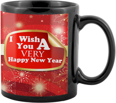 

SKY TRENDS New Year & Christmas Gift For Boyfriend Girlfriend Husband Wife Design COD010 Ceramic Mug(325 ml), Multicolor