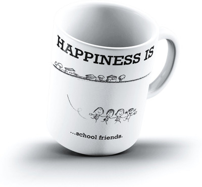 

Ucard Happiness Is1608 Bone China, Ceramic, Porcelain Mug(325 ml)