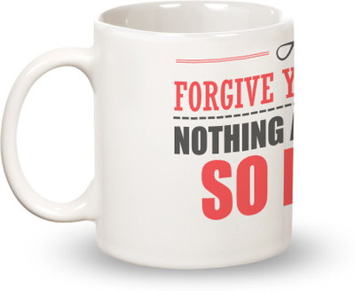 

Posterboy Forgive Your Enemies - Oscar Wilde Ceramic Mug(350 ml), Multicolor