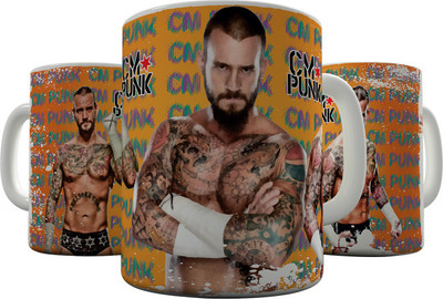 

Shaildha WWE-010 Ceramic Mug(350 ml), Multicolor