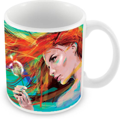 

Sleep Nature's SN-MG-2369 Ceramic Mug(350 ml), Multicolor