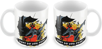 

Posterboy Batman -Fearless (Officially Licensed) Ceramic Mug(350 ml), Multicolor
