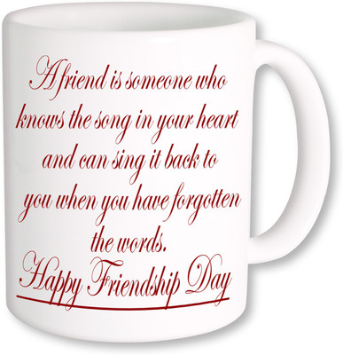 

PhotogiftsIndia Happy Friendship Day 084 Ceramic Mug(350 ml), Multicolor