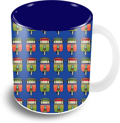 

The Crazy Me Auto Ceramic Mug(325 ml), Multicolor