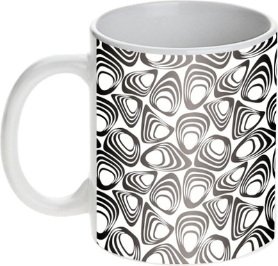 

Prithish Abstract Design 14 Ceramic Mug(330 ml), Multicolor