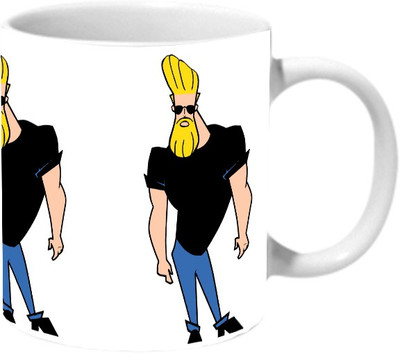 

Mooch Wale Johnny Beardy Bravo Ceramic Mug(325 ml), Multicolor