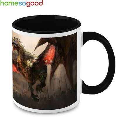 33% OFF on Homesogood Great Ancient Dragon Ceramic Mug(325 ml) 33% OFF on Homesogood Great Ancient Dragon Ceramic Mug(325 ml)