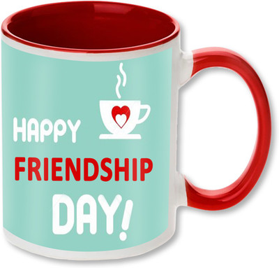 

PhotogiftsIndia Happy Friendship Day 01 Ceramic Mug(325 ml), Multicolor