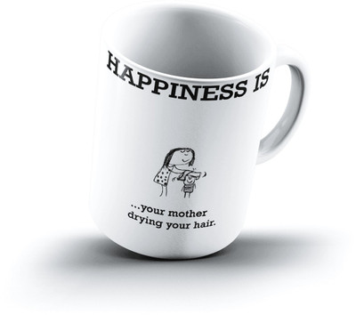 

Ucard Happiness Is2236 Bone China, Ceramic, Porcelain Mug(325 ml)