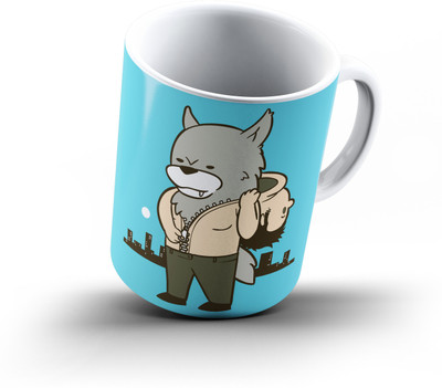 

Ucard Modern Werewolf369 Bone China, Ceramic, Porcelain Mug(325 ml), Multicolor