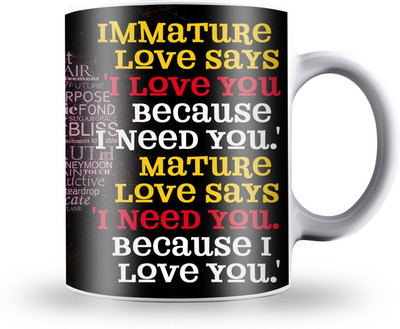 

Presto Love Gift for Girlfriend Boyfriend valentine day L4 Ceramic Mug(330 ml), White