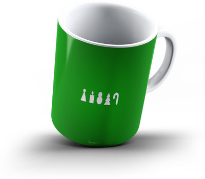 

Ucard Minimalist Christmas388 Bone China, Ceramic, Porcelain Mug(325 ml), Multicolor