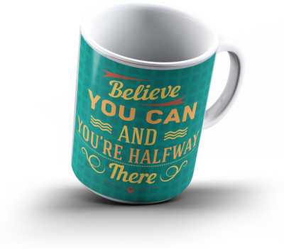 

Ucard Motivational Quote744 Bone China, Ceramic, Porcelain Mug(325 ml), Multicolor