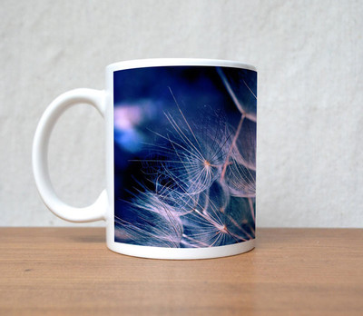 33% OFF on StyBuzz White Dandelion Photography Porcelain Coffee Mug(300 ml)