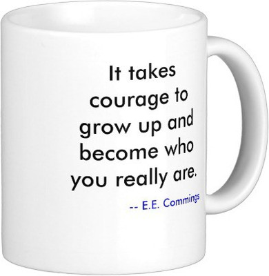 

Exoctic Silver Mast Quotes A086 Ceramic Mug(250 ml), Black;white