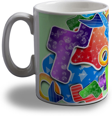 

Artifa Abstract Design AMG0175 Porcelain, Ceramic Mug(350 ml), Multicolor
